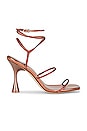 view 1 of 5 Glamorous Sandal in Red & Bronze Combo