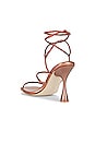 view 3 of 5 Glamorous Sandal in Red & Bronze Combo
