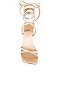 view 4 of 5 Shimmer Sandal in Natural Satin Silver