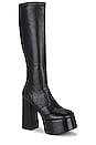 view 2 of 5 Timewarp Platform Heeled Boot in Black Black Stack