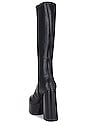 view 3 of 5 Timewarp Platform Heeled Boot in Black Black Stack
