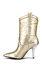 view 5 of 5 El Paso Boot in Gold & Silver