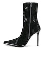 view 5 of 5 Stripes Bootie in Black Combo