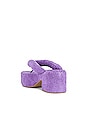 view 3 of 5 TONGS À TALON COMPENSÉ LUAU-2 in Purple Terrycloth