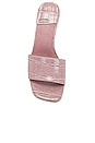 view 4 of 5 Appetit Wedge Mule in Lilac Croco