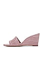 view 5 of 5 Appetit Wedge Mule in Lilac Croco