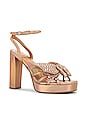 view 2 of 5 Fantasies Platform Sandal in Rose Gold Metallic