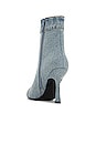 view 3 of 5 FINITELY ヒール付ブーティー in Light Blue Denim