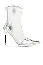 view 1 of 5 Get-rowdy Heeled Bootie in Silver Mesh