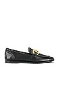 view 1 of 5 Velviteen Loafer in Black & Gold