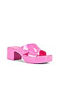 view 2 of 5 BUBBLEGUM ミュール in Bright Pink Shiny