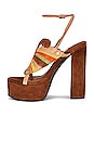 view 5 of 5 Monarchs Sandal in Brown & Yellow Suede Multi