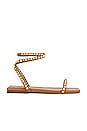 view 1 of 5 Luxor Sandal in Beige Gold