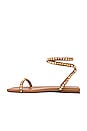 view 5 of 5 Luxor Sandal in Beige Gold