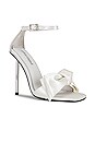 view 2 of 5 Queening Sandal in White Satin