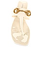 view 4 of 5 A-Lil-Bit Sandal in Cream Shiny