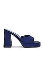 view 1 of 5 Ninety Sandal in Navy Faille