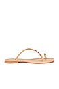 view 1 of 5 Pacifico Sandal in Beige Gold