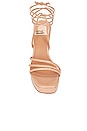 view 4 of 5 Presecco Sandal in Nude Crinkle Patent
