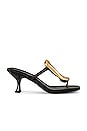 view 1 of 5 Linq-Up Mules in Black Satin Gold
