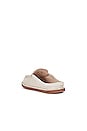 view 3 of 5 Work At Home Slides in Ivory Suede