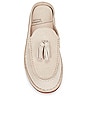 view 4 of 5 Work At Home Slides in Ivory Suede