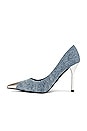 view 5 of 5 Aries Pumps in Blue Denim Silver