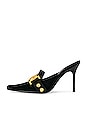 view 5 of 5 Liona Mules in Black Suede Gold