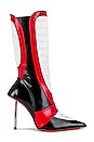 view 1 of 5 Motorsport Boots in Black Red White Combo