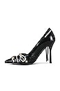 view 5 of 5 Roxxa Pumps in Black Crinkle Silver