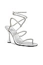 view 2 of 5 Glamorous Sandal in White & Silver