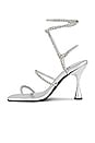 view 5 of 5 Glamorous Sandal in White & Silver