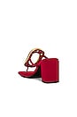 view 3 of 5 Linq-Mh Sandal in Red & Gold