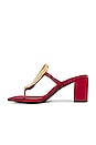 view 5 of 5 Linq-Mh Sandal in Red & Gold