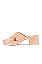 view 5 of 5 Bubblegum Sandal in Nude Shiny