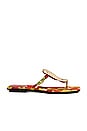 view 1 of 5 Linques-2 Sandal in Orange Multi Floral