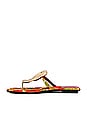 view 5 of 5 Linques-2 Sandal in Orange Multi Floral