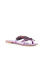 view 2 of 5 Cloudywing Sandal in Purple Metallic Combo