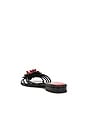 view 3 of 5 Enchanted Sandal in Black Patent Red