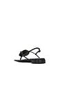 view 3 of 5 1 Chance Sandal in Black Matte & Silver