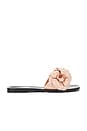 view 1 of 5 Floralee Sandal in Blush Shiny & Black Shiny