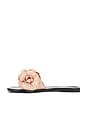 view 5 of 5 Floralee Sandal in Blush Shiny & Black Shiny