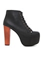 view 1 of 4 Lita Platform Lace Up Boot in Black