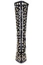 view 4 of 5 Holey Boot in Black Crinkle Patent Comb