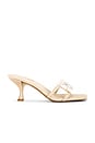 view 1 of 5 Abalone Sandal in Beige Suede Combo