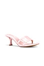 view 2 of 5 Abalone Sandal in Pink Satin Combo