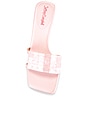 view 4 of 5 Abalone Sandal in Pink Satin Combo