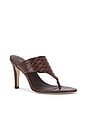 view 2 of 5 Azula Heels in Brown Snake