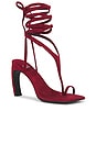 view 2 of 5 COM SALTO BON-BON in Wine Suede