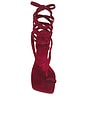 view 4 of 5 COM SALTO BON-BON in Wine Suede